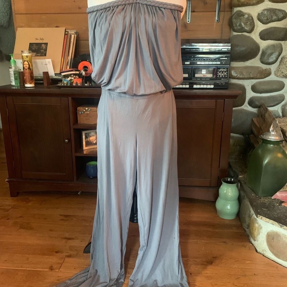 Michael Stars Sz 1 grey cotton jumper with pockets.